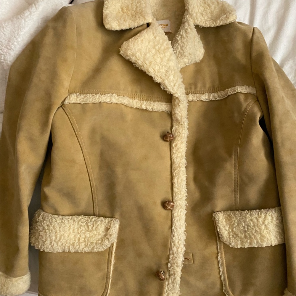 Cozy Tan Teddy Jacket
